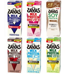 SAVAS UoX MILK PROTEIN b0 ~NveC 200ml A\[gZbg ݔ _CGbg  meiji pbN veC15g 6e1