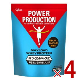 【P最大15倍 ※10倍のみ要エントリー 30日限定】グリコ プロテイン 3.0kg パワープロダクション マックスロード ホエイプロテイン サワーミルク味 大容量 4個