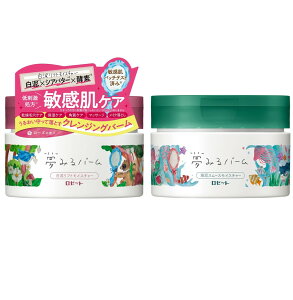 ロゼット 夢みるバーム 海泥スムース モイスチャー 白泥 スムース モイスチャー 90g ROSETTE スキンケア クレンジング 毛穴 保湿 角質 メイク落とし 各1個