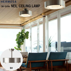HERMOSA nT NEIL CEILING LAMP j[V[Ov V[Ov CM-009N-SV Vo[ V[OCg LEDdt Rt fUCƖ C_XgA 