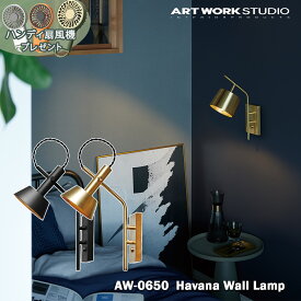 予約特典付き【レビューでプレゼント】ARTWORK STUDIO Havana-wall lamp AW-0650 ハバナウォール ウォールランプ 玄関 廊下 階段 ベットサイド 真鍮 LED電球 壁付け照明 ブラケットライト アートワークスタジオ おしゃれ