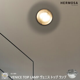 【レビューでプレゼント】VENICE TOP ヴェニストップランプ シーリングライト LED 2灯 シーリングランプ GS-009 ハモサ 小型 照明 玄関 廊下 キッチン ブラケット ウォールランプ レトロ 北欧 かっこいい インダストリアル 3畳 4.5畳 モダン おしゃれ シルバー HERMOSA