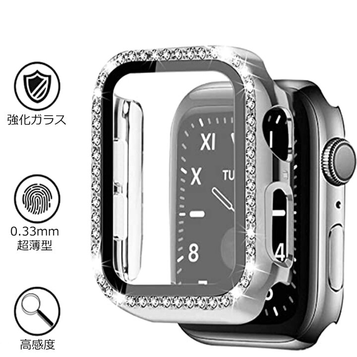 楽天市場】【アップルウォッチ バンド レザータイプ ラインストーン  