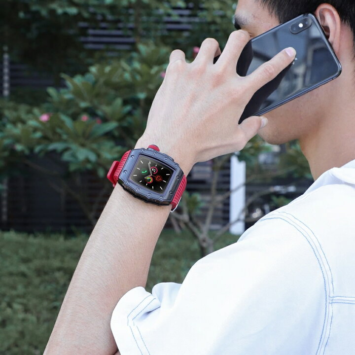 楽天市場】国内発送【高級アップルウォッチ バンド カバーセット 