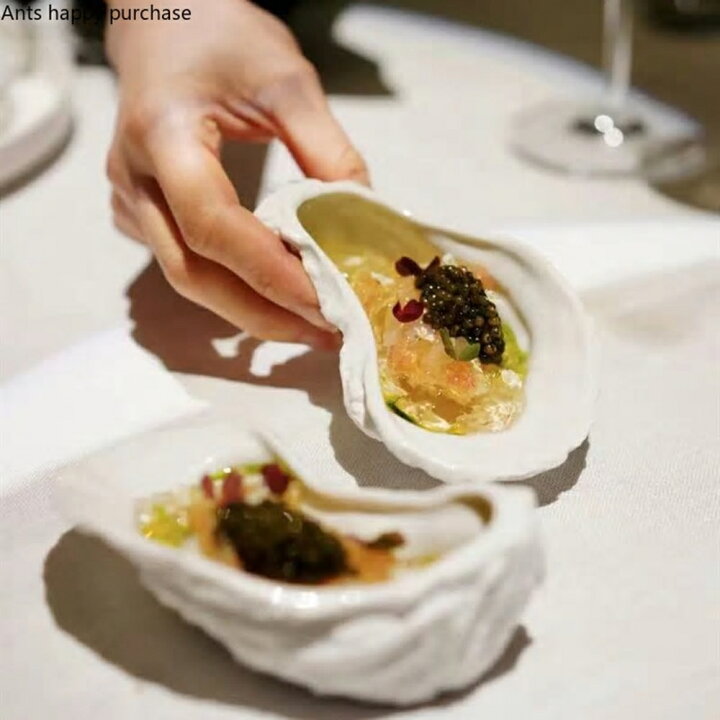 楽天市場】【牡蠣 小平皿】牡蛎 小皿 業務用 海鮮 皿 食器 器 うつわ 
