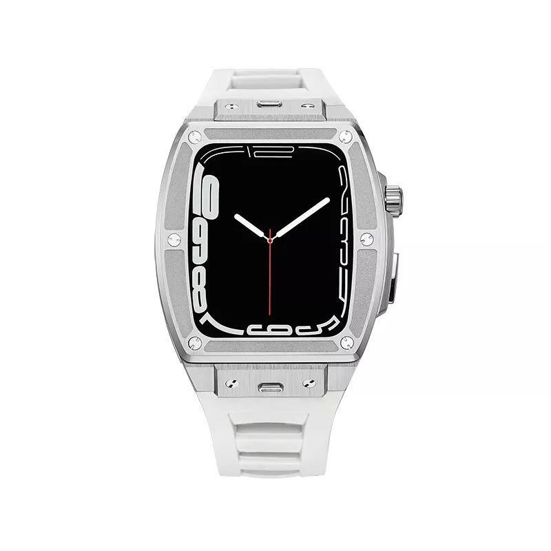 1位ベルト ステンレス ケース  44mm 45mm シリーズ series8 SE  Apple watch  マグネット 交換  スマートウォッチ 一体 腕時計 おしゃれ メンズ レディース 選べるアップルウォッチケース 新型