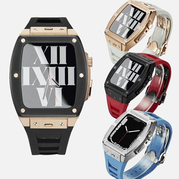 楽天市場】楽天1位【高級アップルウォッチ バンド カバーセット ラバー  