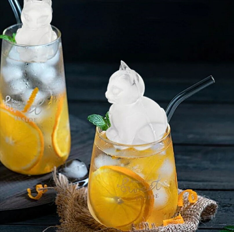 猫型アイスキューブ イメージ画像