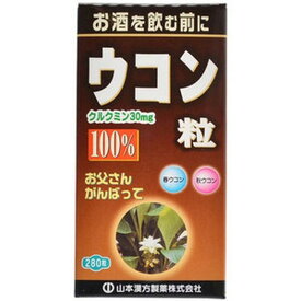 《山本漢方製薬》 ウコン粒100％ (280粒)