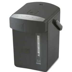 アイリスオーヤマ 電気ポット 2.2リットル 小型 マイコン式 保温調整 安全ロック カルキ抜き機能 ブラック IAHD-222AZ-B 【amazonカラー】