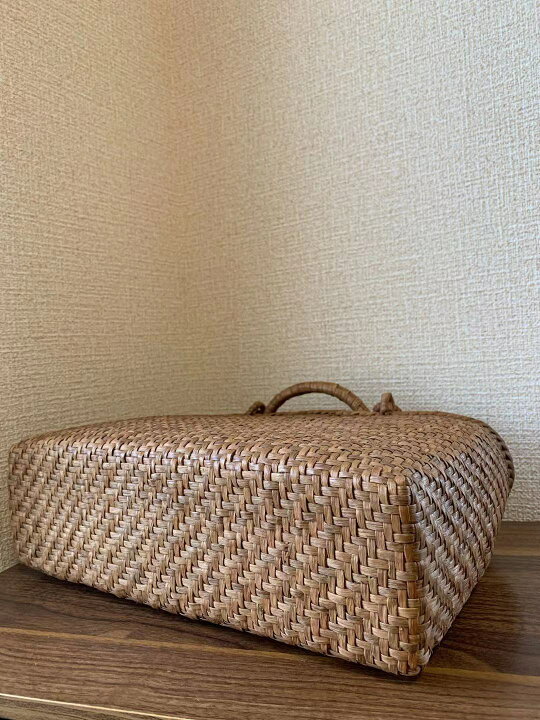 楽天市場】山葡萄 山葡萄かごバッグ 手作り 籠バッグ 網代編み 細ひご 