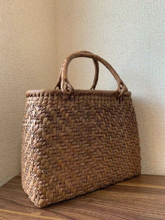 楽天市場】【楽天スーパーセール割引】山葡萄 山葡萄かごバッグ 手作り 