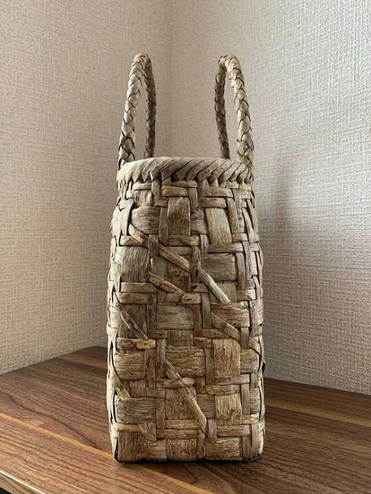 楽天市場】胡桃 くるみかごバッグ 手作り 籠バッグ 内布あり 和服  