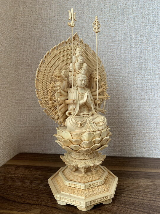 楽天市場】仏像 千手観音 千手観音像 十一面千手観音 十一面千手千眼 