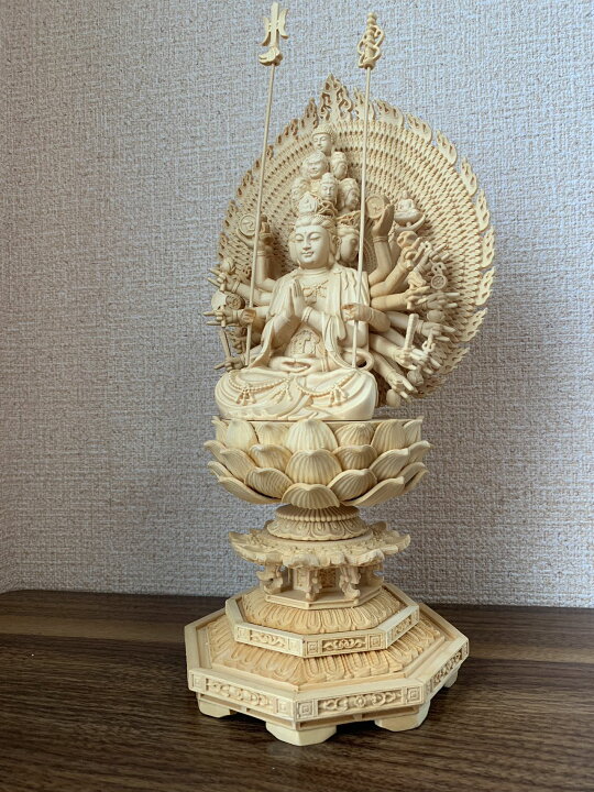 楽天市場】仏像 千手観音 千手観音像 十一面千手観音 十一面千手千眼 
