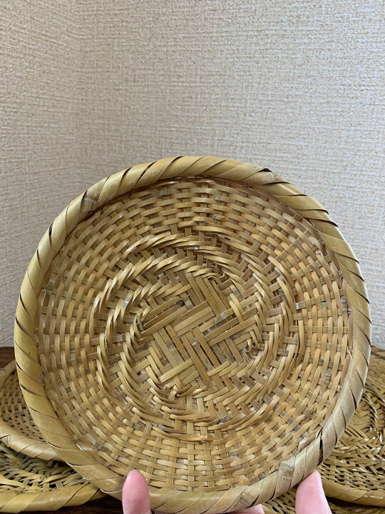 楽天市場】蕎麦ざる 竹ざる 蕎麦皿 手作りそばざる 白竹 直径約21cm  