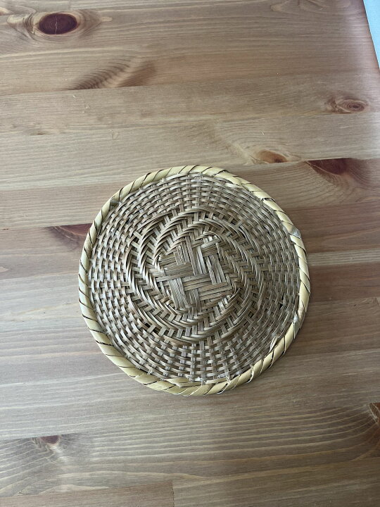 楽天市場】蕎麦ざる 竹ざる 蕎麦皿 手作りそばざる 白竹 直径約21cm  