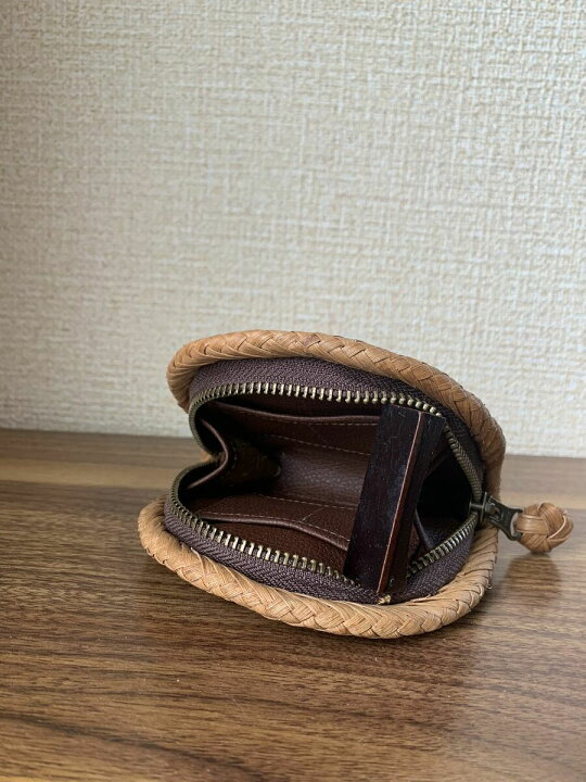 楽天市場】山葡萄 山葡萄小銭入れ コインケース 手作り 小花編み 和服 