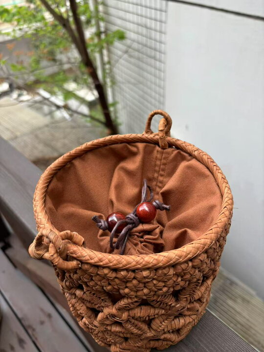 楽天市場】山葡萄かごバッグ 手作り かごバッグ 内布あり オリジナル 