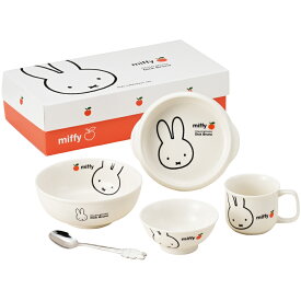 ミッフィー アップル食器ギフトセット 242740 087-C043 ラッピング無料 のし無料 メッセージカード無料 出産祝い ギフト ベビー 食器 キャラクター かわいい ギフトセット 赤ちゃん 女の子 男の子 出産ギフト 出産内祝い 出産祝い 結婚祝い 贈り物 A41【送料無料】