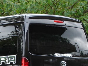 【200系ハイエースワイドボディ1〜7型】ステージ1リアルーフスポイラーFRP未塗装(415コブラ/ラブラークSTAGE1)