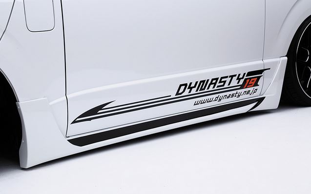 ダイナスティ Dynasty 適当な価格 EXIST EVO ナロー専用 サイドステップ未塗装 タイプ4 200系ハイエース4型標準ボディ 2021超人気