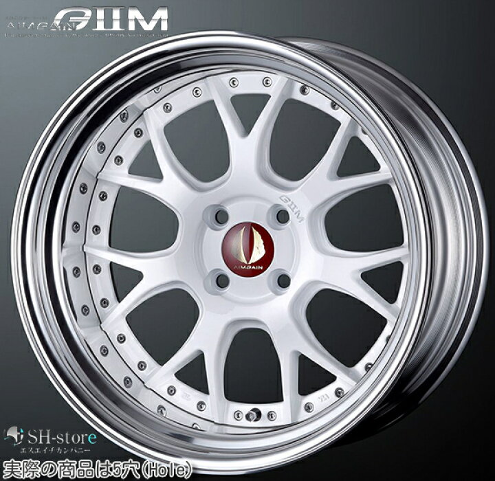 楽天市場】タイヤホイールセットAIMGAIN(エイムゲイン2P)G2M 20インチ 