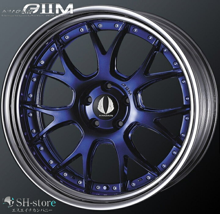 楽天市場】タイヤホイールセットAIMGAIN-GIIM(エイムゲイン2P)G2M 21 