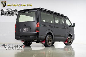 200系ハイエース1〜7型標準ナローボディ リアゲートスポイラー未塗装 エイムゲイン【AIMGAIN】