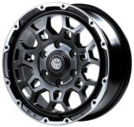 舞杏(BUAN) ラギッドロック ハイパーブラック 16インチ 【厳選輸入215/65R16ホイールタイヤセット】200系…