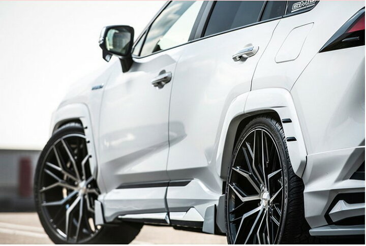 楽天市場】50系RAV4 オーバーフェンダーキット未塗装 ダブルエイト 