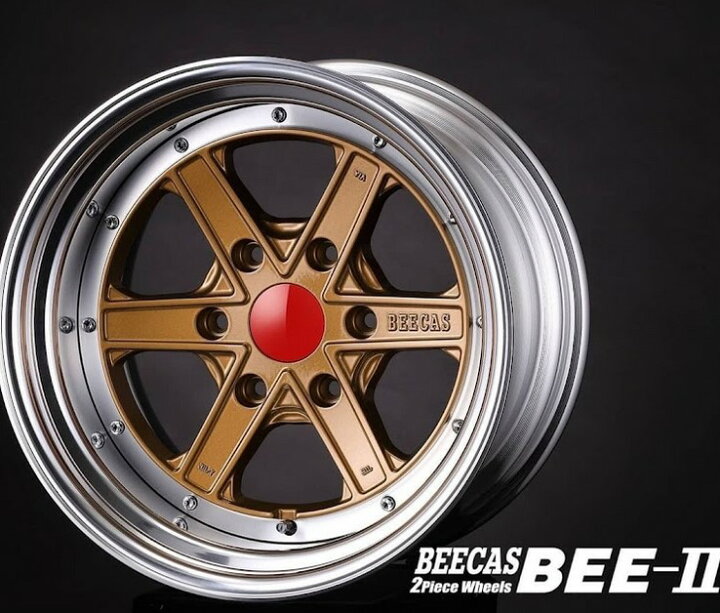 楽天市場】K-BREAK(ケイブレイク)BEECAS BEE-2(2P)ゴールド18インチ 