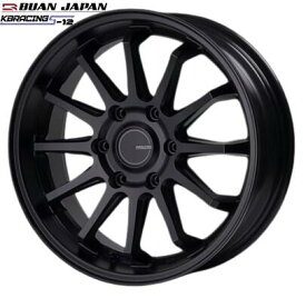 KBレーシングS-12 18インチ6.5J+38【225/50R18ホイールタイヤセット】200系ハイエースに最適〈タイヤ銘柄選べます〉舞杏/BUANJAPAN