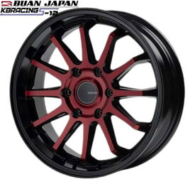 KBレーシングS-12 18インチ6.5J+38【225/50R18ホイールタイヤセット】200系ハイエースに最適〈タイヤ銘柄選べます〉舞杏/BUANJAPAN
