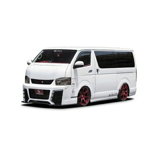 (フロントバンパースポイラー+GTアンダーリップ)塗装済み/未塗装 200系ハイエース標準ボディ/ワイドボディ【ギブソングラファムグレン・GIBSON】