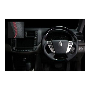 REAL(レアル) 高彩度塗装本牛革ガングリップステアリング 200系クラウンアスリート/ロイヤル/ハイブリッド/マジェスタ