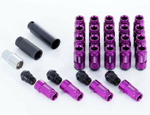 エセックス(ESSEX/CRS) 2Pシェルナット ローレットタイプ パープル 17HEX-M12 16本入り