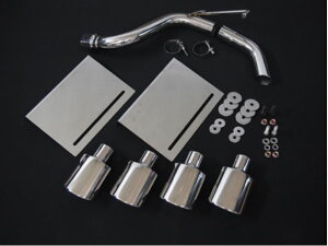 ジョーカーデザイン (JOKER DESIGN) 4本だしダミーマフラー「60.5タイプ」3点セット 【MF-03】 200系ハイエース 1〜6型