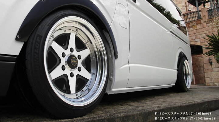 楽天市場】ファブレス BARONE XR-6 2P ブラックポリッシュ 18インチ 