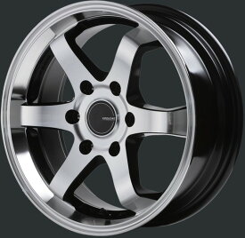 舞杏(カズキオート) KBレーシング 17インチ ブラックポリッシュ 【厳選輸入215/60R17ホイールタイヤセット】 200系ハイエースに最適〈タイヤメーカー選べます！〉