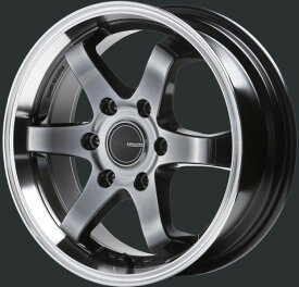 舞杏(カズキオート) KBレーシング 17インチ ハイパーブラック【厳選輸入215/60R17ホイールタイヤセット】 200系ハイエースに最適〈タイヤ銘柄選べます！〉