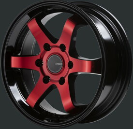 舞杏(カズキオート) KBレーシング 17インチ レッドクリアSP【厳選輸入215/60R17ホイールタイヤセット】 200系ハイエースに最適〈タイヤ銘柄選べます！〉