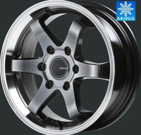 限定スタッドレス 舞杏 KBレーシング 17インチ ハイパーブラック 厳選輸入215/60R17スタッドレスセット】 200系ハイエースに最適〈タイヤ銘柄選べます〉