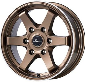 舞杏 KBレーシング マットブロンズ 16インチ 【厳選輸入215/65R16ホイールタイヤセット】200系ハイエースに最適〈タイヤメーカー選べます！〉