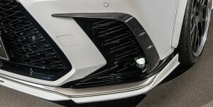 アーティシャンスピリッツ(ARTISAN) カーボンフロントバンパーガーニッシュ2P レクサスNX BLACKLABELL