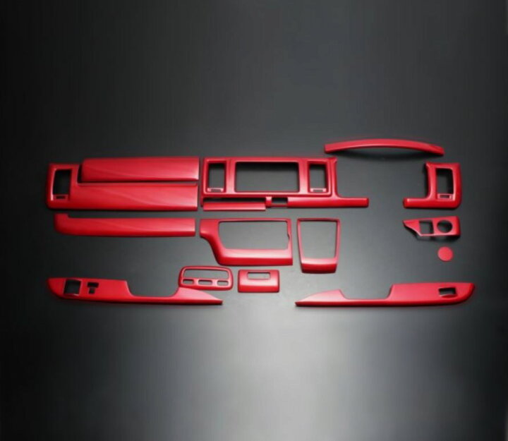 楽天市場】レッドパールインテリアパネル15P 200系ハイエース4型～6型 