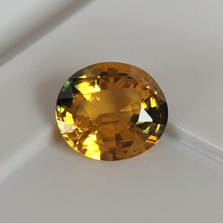 楽天市場】イエローサファイア バイカラー マダガスカル産 1.09ct 鑑別 