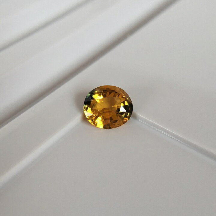 楽天市場】イエローサファイア バイカラー マダガスカル産 1.09ct 鑑別 