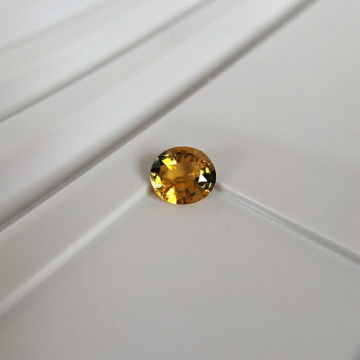 楽天市場】イエローサファイア バイカラー マダガスカル産 1.09ct 鑑別 