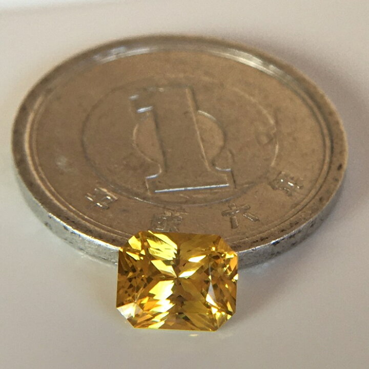 楽天市場】イエローサファイア 1.08ct アフリカ産 鑑別書付 グリー 